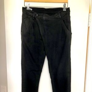 R13 x over black jeans